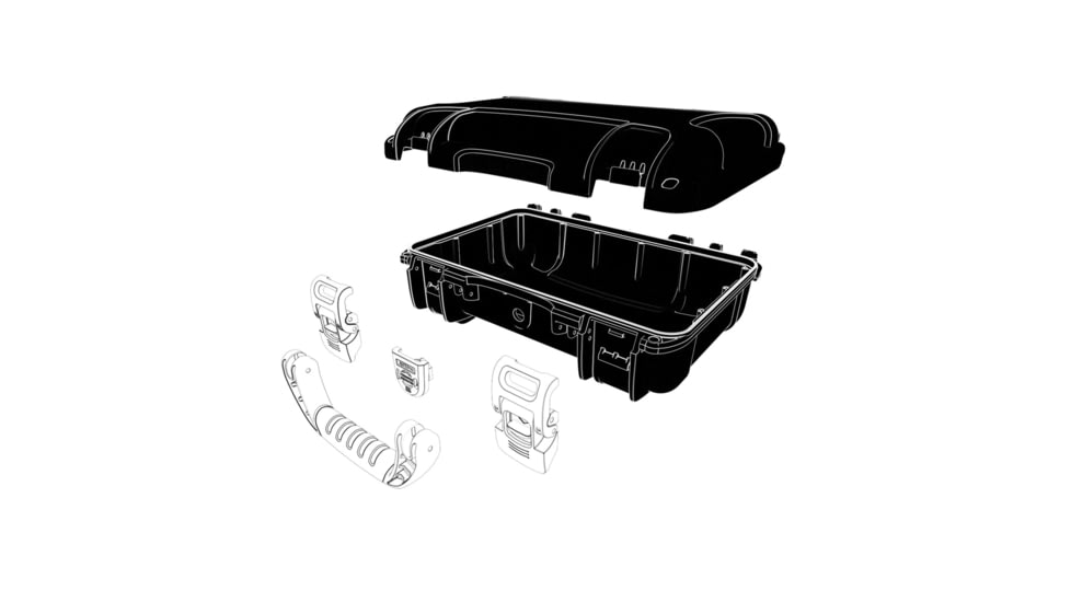 Nanuk 909 R Collection Case w/ Cuber Foam