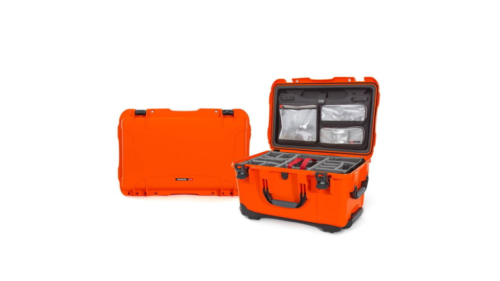 Nanuk 938 Pro Photo Camera Case Kit w/Lid Organizer / Padded Divider