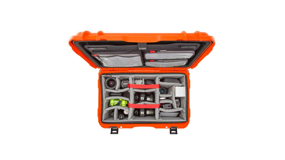 Nanuk 938 Pro Photo Camera Case Kit w/Lid Organizer / Padded Divider
