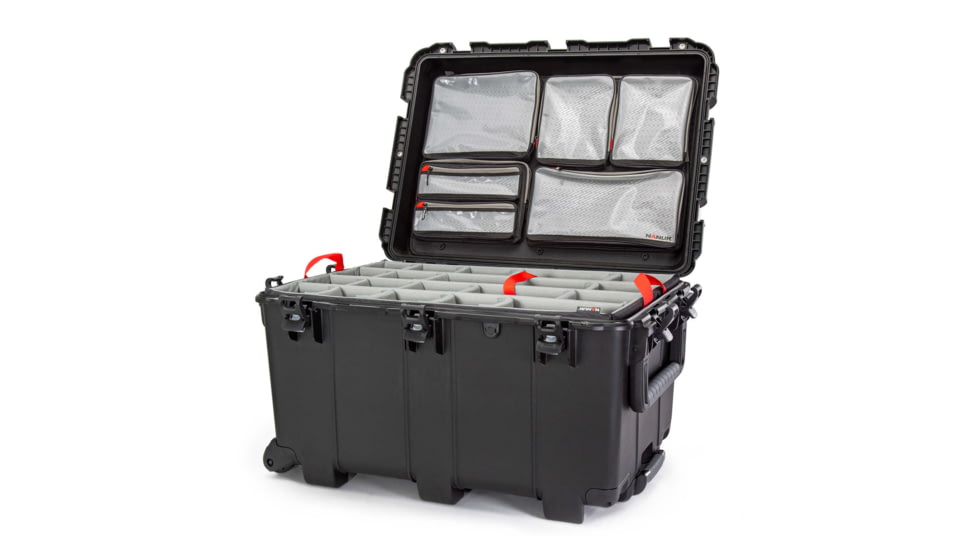 Nanuk 975 Pro Photo Camera Case Kit w/Lid Organizer / Padded Divider