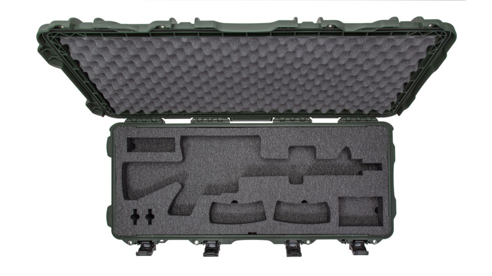 Nanuk 985 Hard Gun Case w/Foam AR, 39.7in, Olive, 985S-081OL-0A0-18249