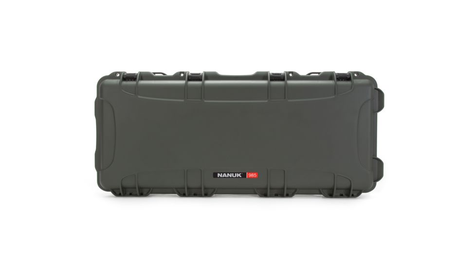Nanuk 985 Hard Gun Case w/Foam AR, 39.7in, Olive, 985S-081OL-0A0-18249