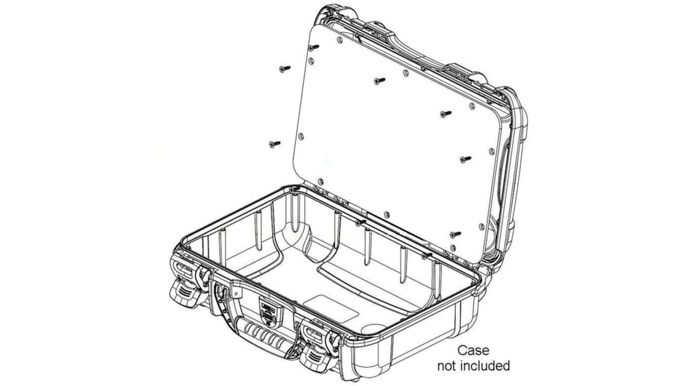Nanuk Panel kit for the 909 Case, Top, Polycarbonate, Small, 40-90907-K
