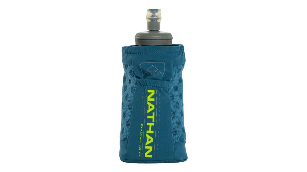 Nathan ExoDraw 2 Bottle, Blue Mirage/Nuclear, 18oz, NS4863-0428-00