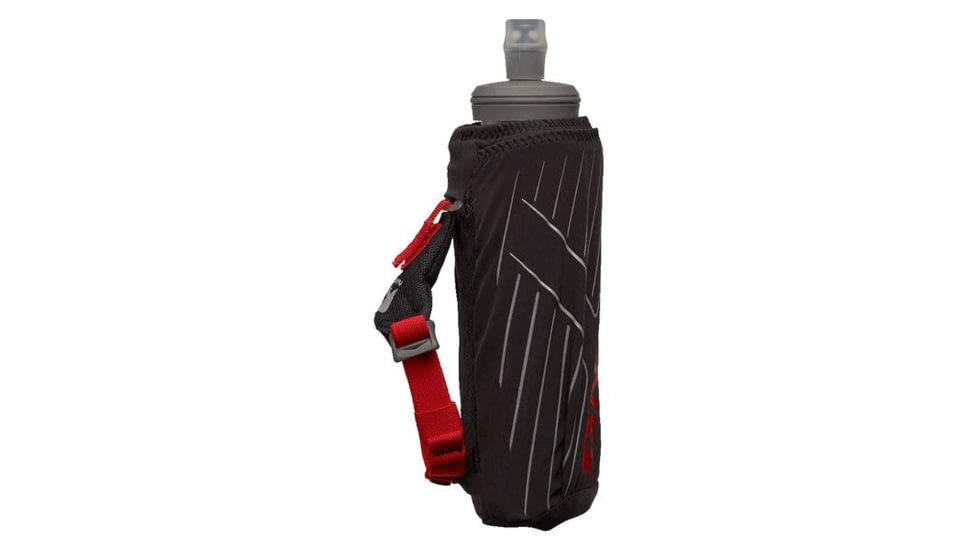 Nathan ExoDraw 2 Insulate Water Bottles, Black/High Risk Red/ Wild Dove, 18oz, NS4868-0524-00