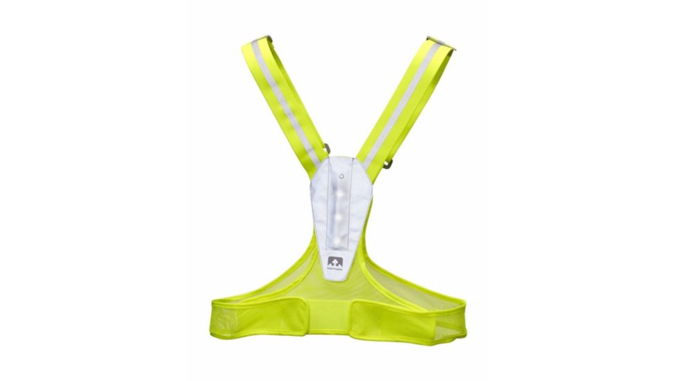 Nathan LightFit Reflective Vest-Neon Yellow-One Size