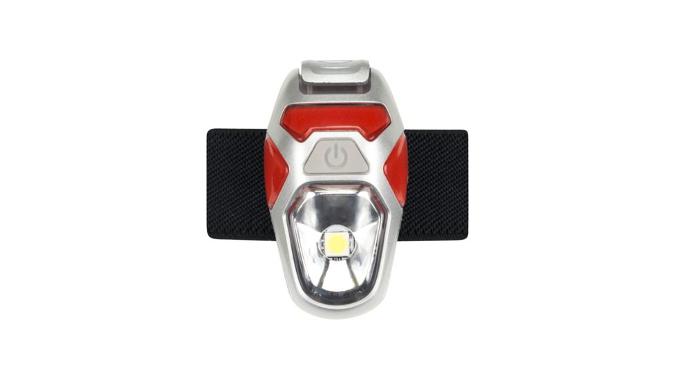 Nathan Orion Strobe Light-Fiery Red/Silver