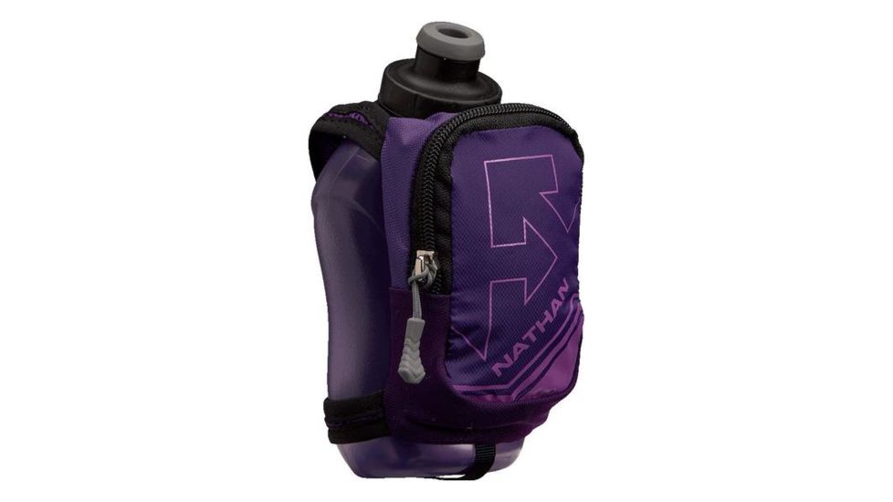 Nathan SpeedShot Plus Water Bottles, Acai/Black/ Dewberry, 12oz, NS4859-0512-00