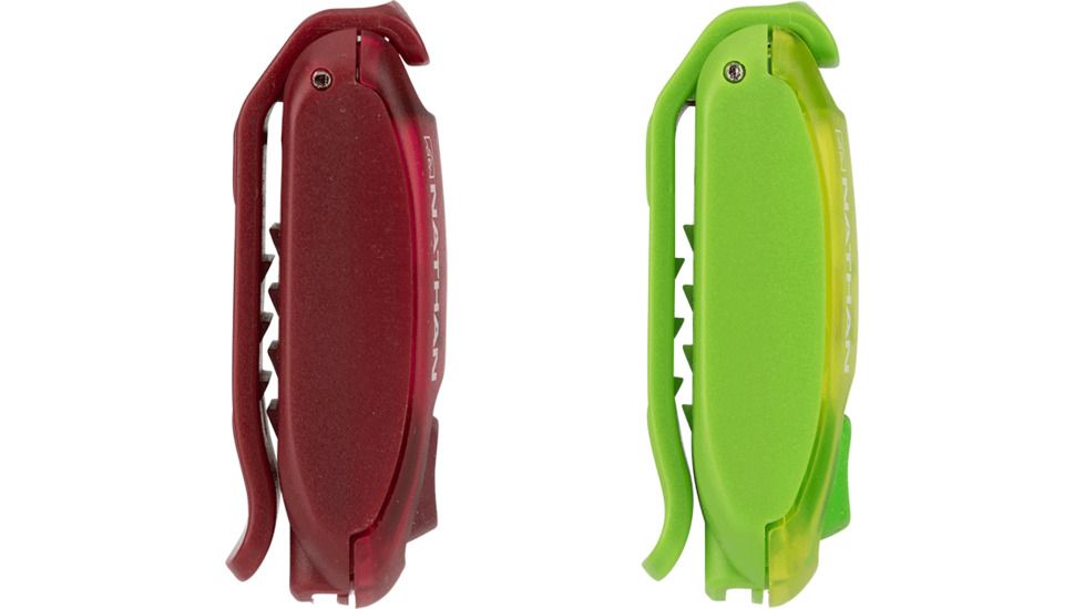 Nathan StrobeLight - 2 Pack, Lolipop/Red Dahlia &amp; Lime Punch/Classic Green, NS5114-0479-00