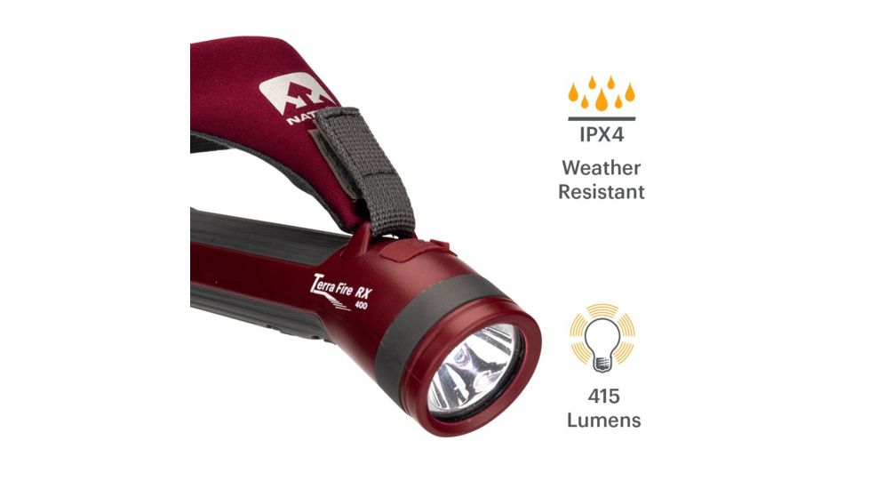 Nathan Terra Fire Hand Torch 400 RX, Red Dahlia/Castlerock, NS5111-0473-00