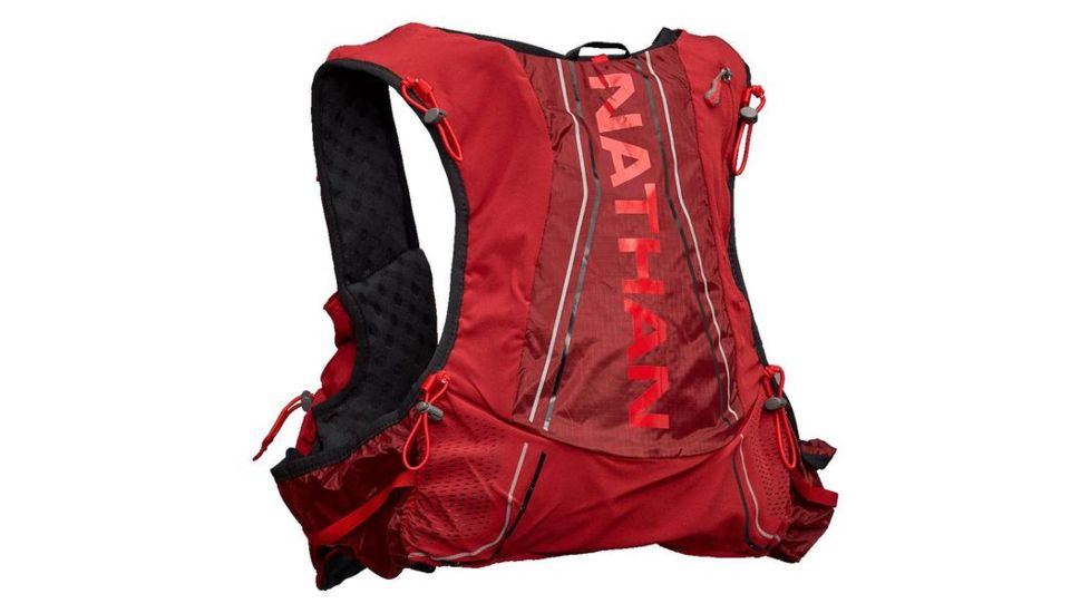 Nathan VaporAir 2 Hydration Packs, 7L, Red Dahlia/Black/ High Risk Red, Extra Small, NS4737-0574-31