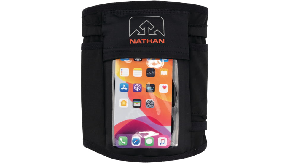 Nathan Vista Smart Phone Arm Sleeve Carrier, Black, Large/Extra Large, NS4919-0015-30