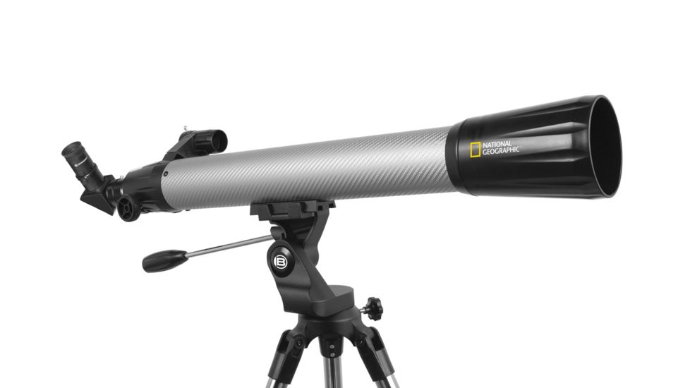 National Geographic CF700SM Telescope w/Phone Adapter Silver CF, 80-40071-CF