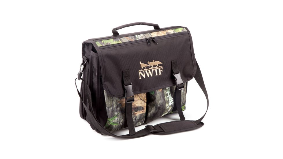 National Wild Turkey Federation 162 Briefcase, Black/MO Obsession, Black/Mossy Oak Obsession 60003
