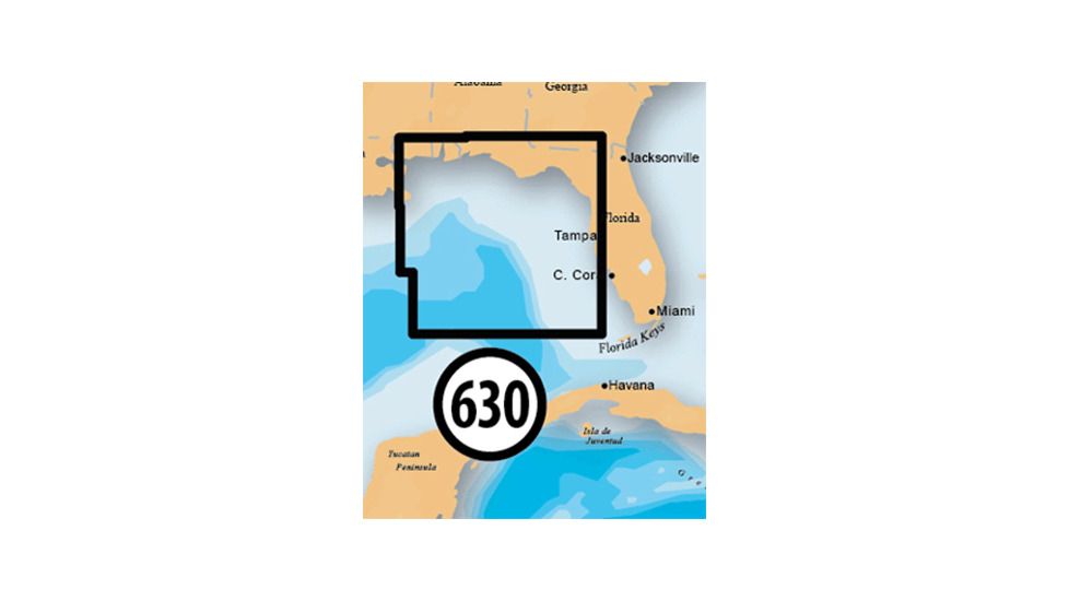 Navionics Platinum+ CF 630 East Gulf of Mexico, New Condition NAV-CF/630P+