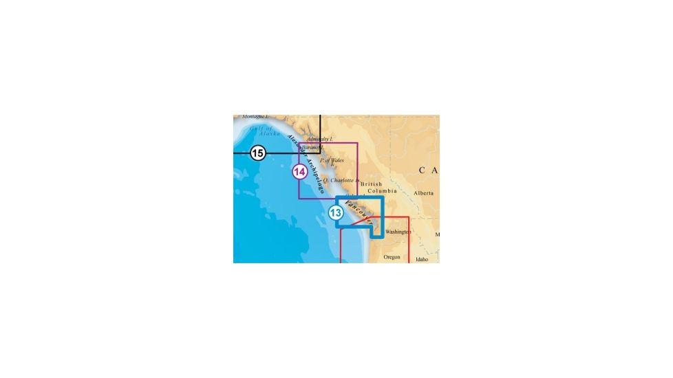 Navionics Platinum Plus Vancouver Island Digital Marine Map MSD913P
