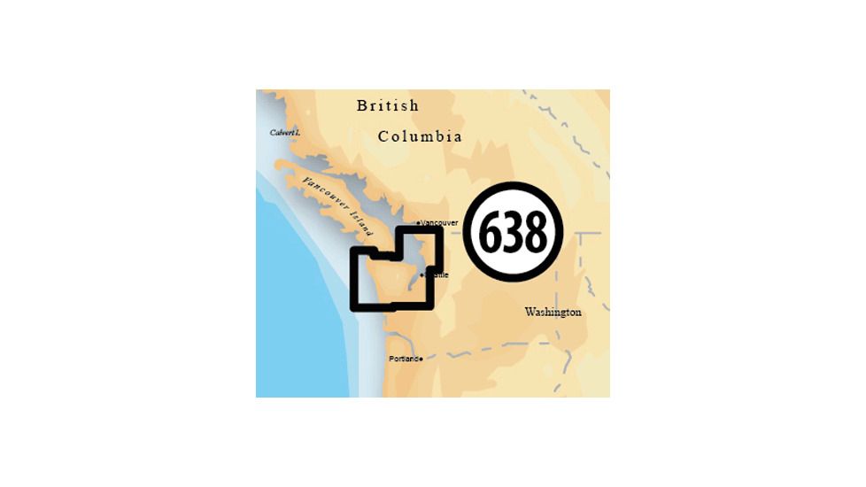 Navionics Platinum+ SD 638 Puget Sound, New Condition NAV-MSD/638P+