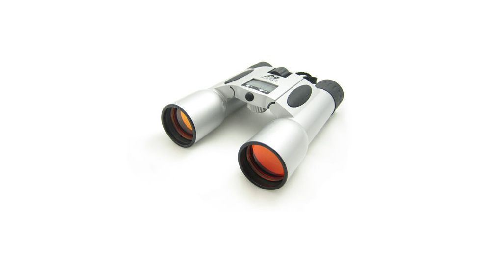 NcSTAR Compact Binocular - 12x32 Binoculars With Digital Clock / Timer / Temp / Ruby Lens BS1232R