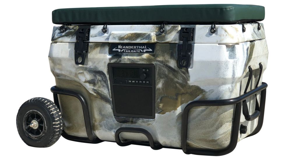 Neanderthal Outdoors Nomad 70 Quartt Cooler, Nomad Camo with Green Cushion, 70 Quart, NOM-1201