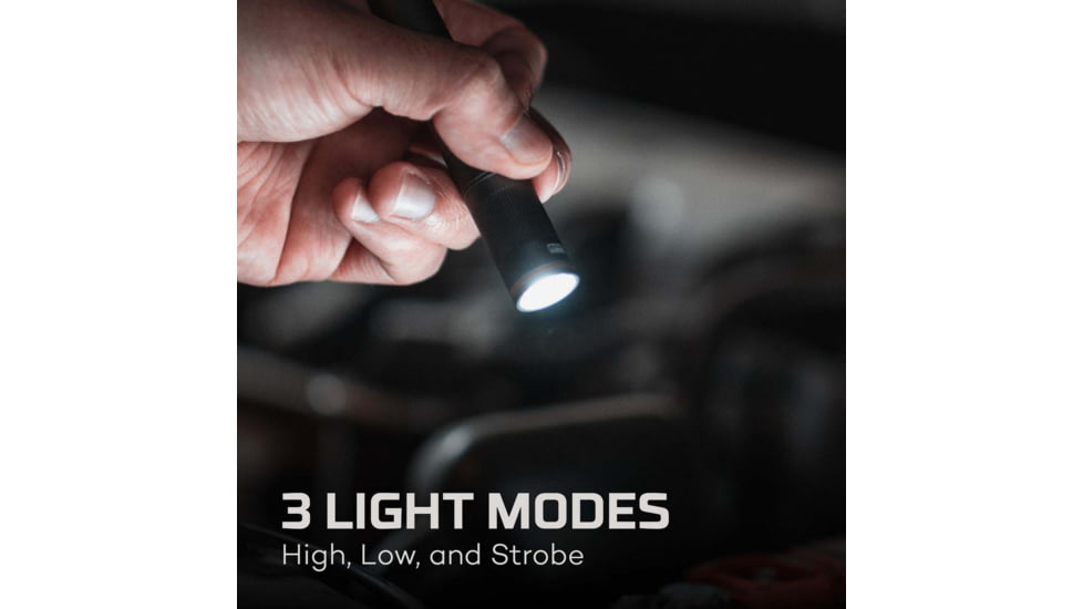 Nebo Columbo Inspection Pen-Sized Flashlight, Alkaline, 100 Lumens, Black, NEB-POC-0006
