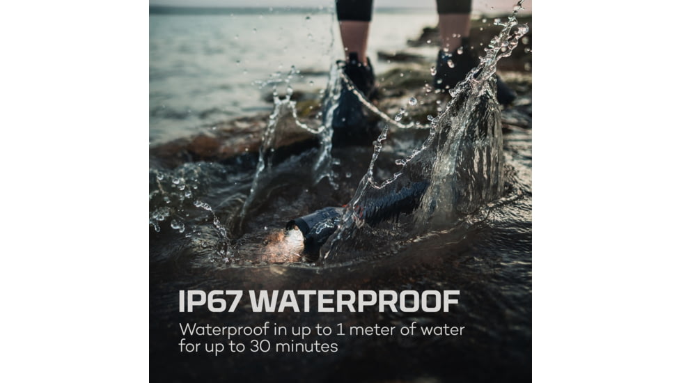 Nebo Davinci LED Flashlight, Lithium Ion, White, 8000 Lumens, Black, NEB-FLT-1016