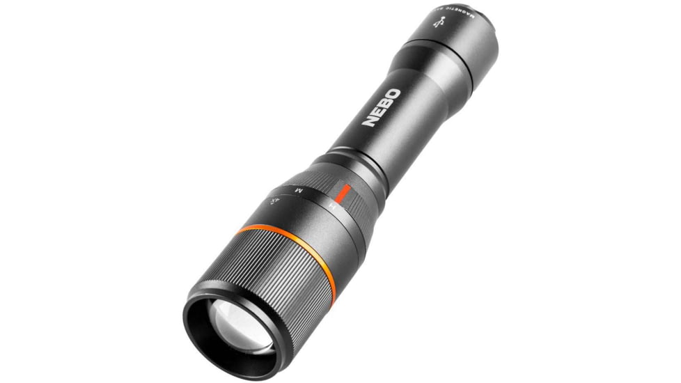 Nebo Davinci Rechargeable Handheld Flashlight, 1500 Lumens, Black, NEB-FLT-0019