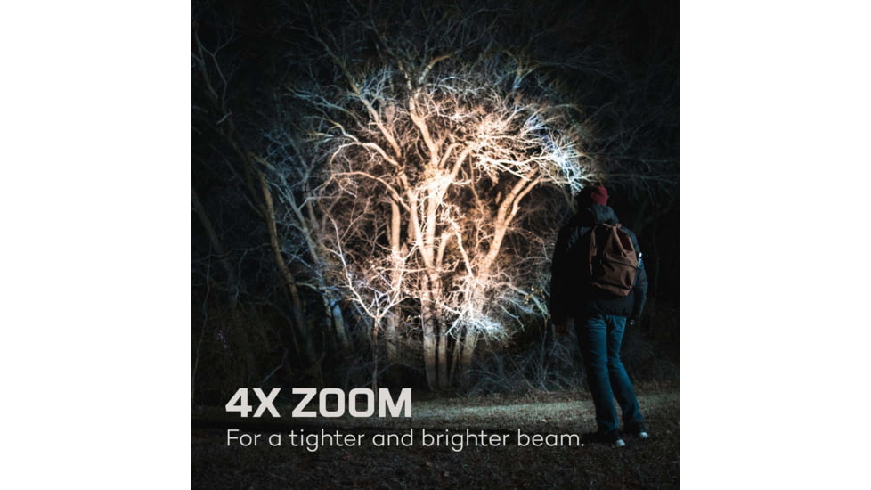 Nebo Davinci Rechargeable Handheld Flashlight, 2000 Lumens, Black, NEB-FLT-0020