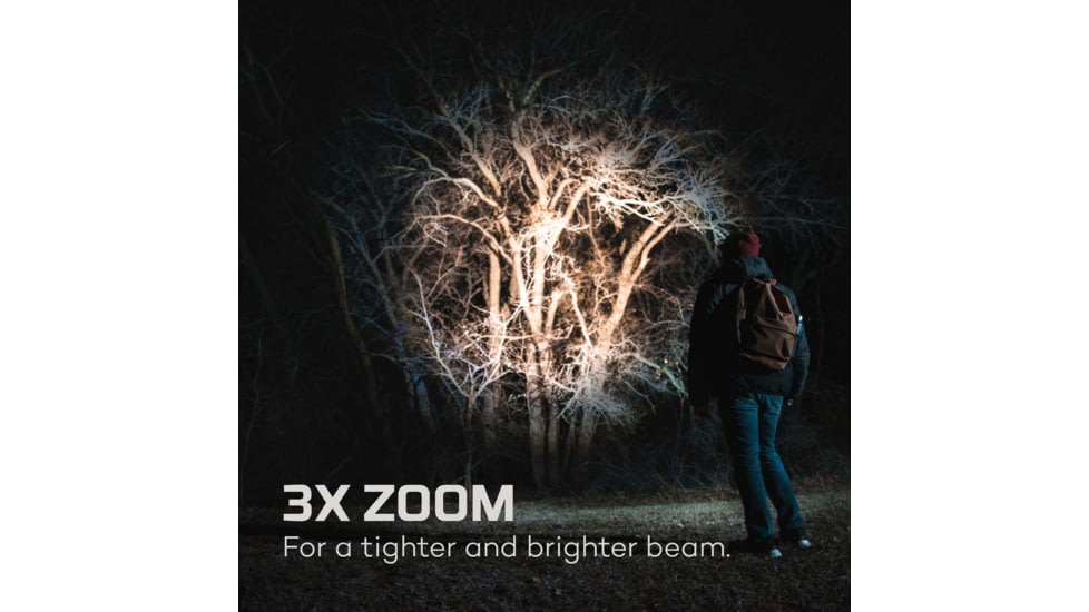 Nebo Davinci Rechargeable Handheld Flashlight, 3500 Lumens, Black, NEB-FLT-0021