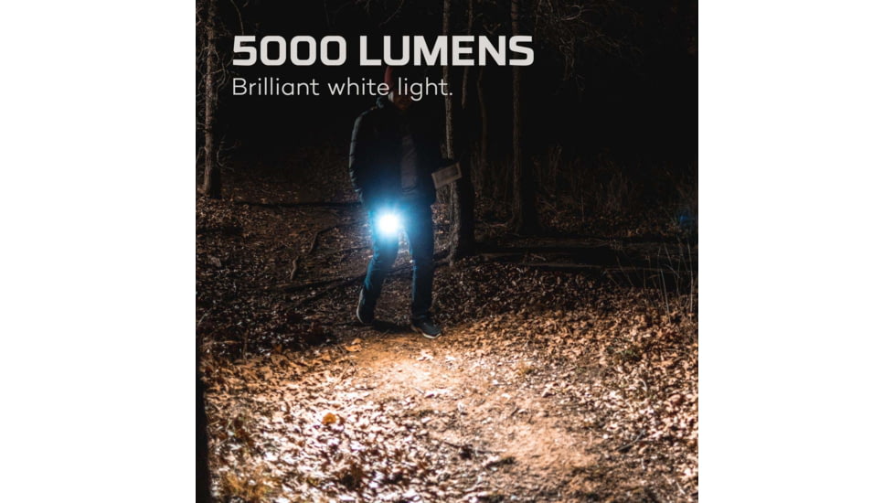 Nebo Davinci Rechargeable Handheld Flashlight, 5000 Lumens, Black, NEB-FLT-0022