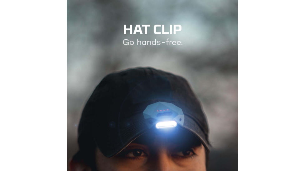 Nebo Einstein Cap Rechargeable Cap Light w/ Wave Activation, Black, NEB-HLP-0004