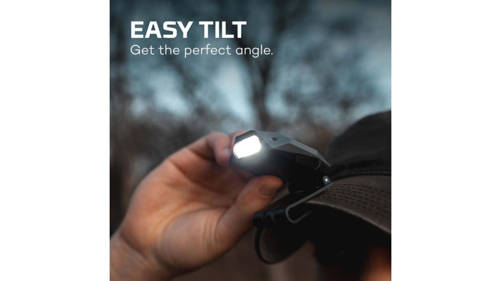 Nebo Einstein Cap Rechargeable Cap Light w/ Wave Activation, Black, NEB-HLP-0004