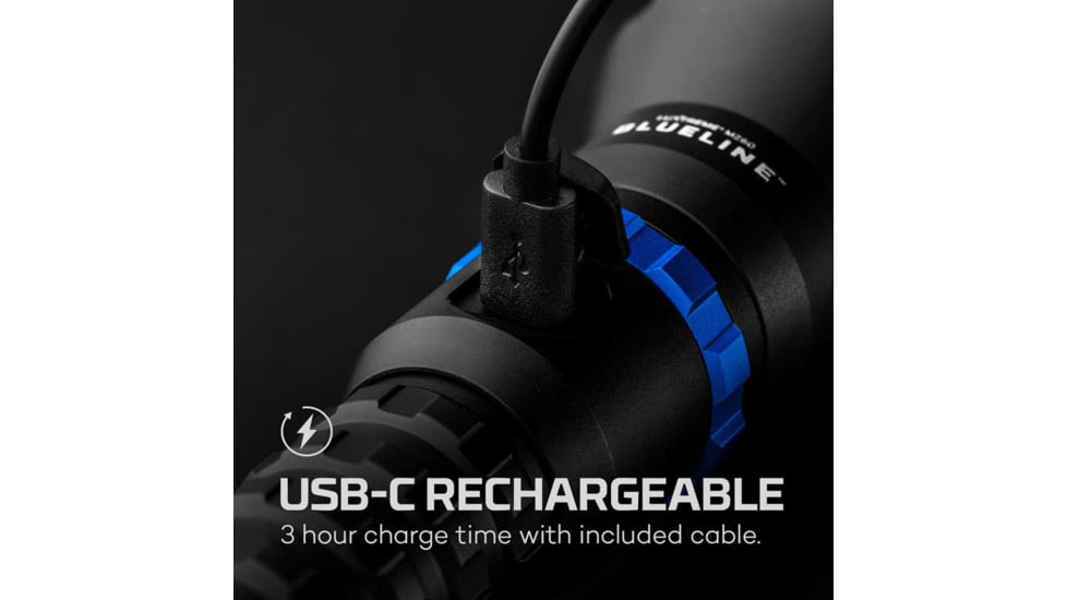 Nebo Luxtreme MZ60 Blueline Li-ion 21700 Rechargeable Battery 1000 Lumens LED Flashlight