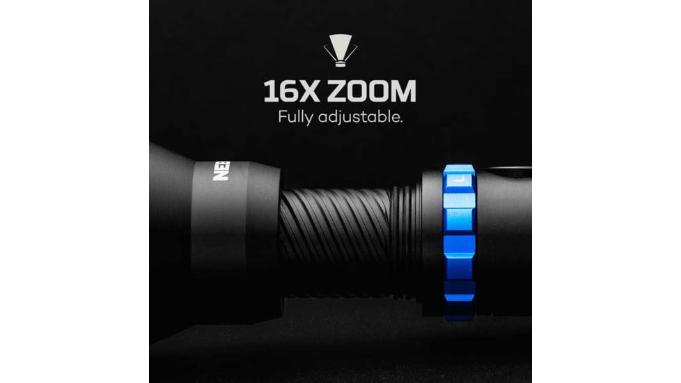 Nebo Luxtreme MZ60 Blueline Li-ion 21700 Rechargeable Battery 1000 Lumens LED Flashlight