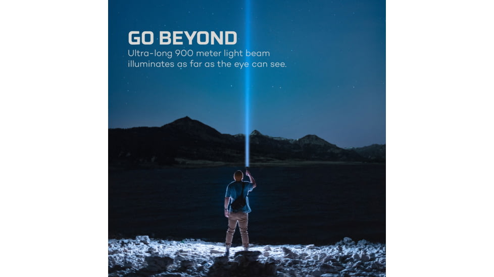 Nebo Luxtreme MZ60 Blueline Li-ion 21700 Rechargeable Battery 1000 Lumens LED Flashlight