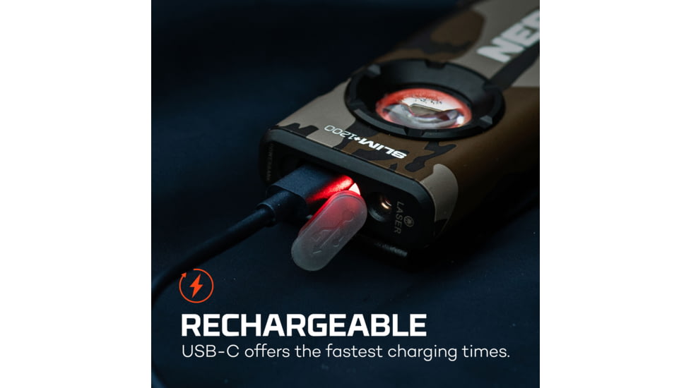 Nebo Slim+ 1200 Li-ion 803450 Rechargeable Battery 1200 Lumens LED Flashlight