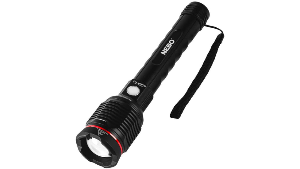 Nebo Redline Blast RC 3200 Lumens Rechargeable Waterproof Flashlight w/ Power Bank, Black, NEB-FLT-0009