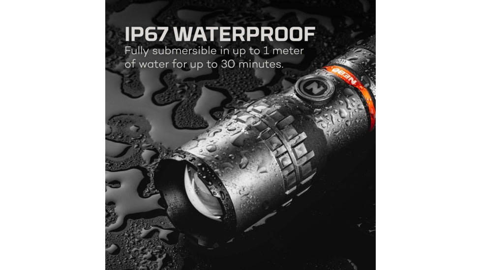 Nebo Slyde King 2K USB-C Rechargeable LED Flashlight and Work Light, Black, NEB-WLT-1003