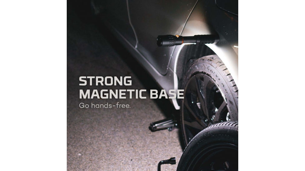 Nebo Slyde King 2K USB-C Rechargeable LED Flashlight and Work Light, Black, NEB-WLT-1003