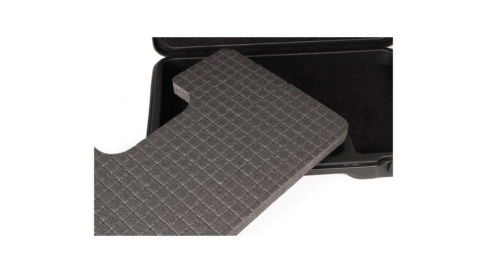 Negrini Compact Handgun Case, 1 Gun, Black/Black, L15.25in x W10.375in x D3in 2023UTS/4839