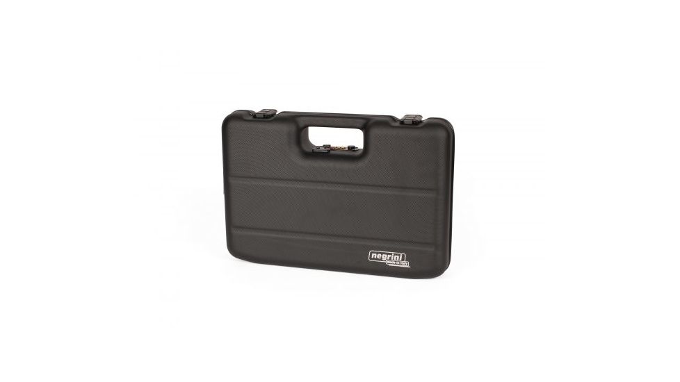 Negrini Compact Handgun Case, 1 Gun, Black/Black, L15.25in x W10.375in x D3in 2023UTS/4839