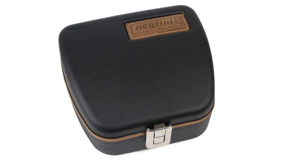 Negrini Shooting Sports Eyewear Case, Black/Bordeaux, 3105LXX/5584