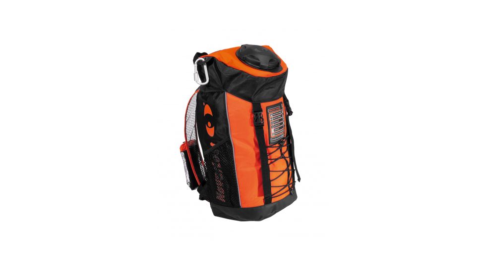 Neverlost Backpack Dry Vault, Black/Orange, 18inx11inx8.5in 6133