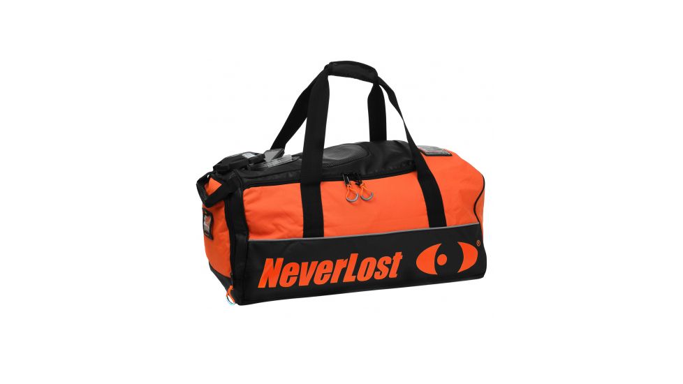 Neverlost Weekend Bag Dry Vault, Black/Orange, 25.5inx12.5inx13.5in 6130