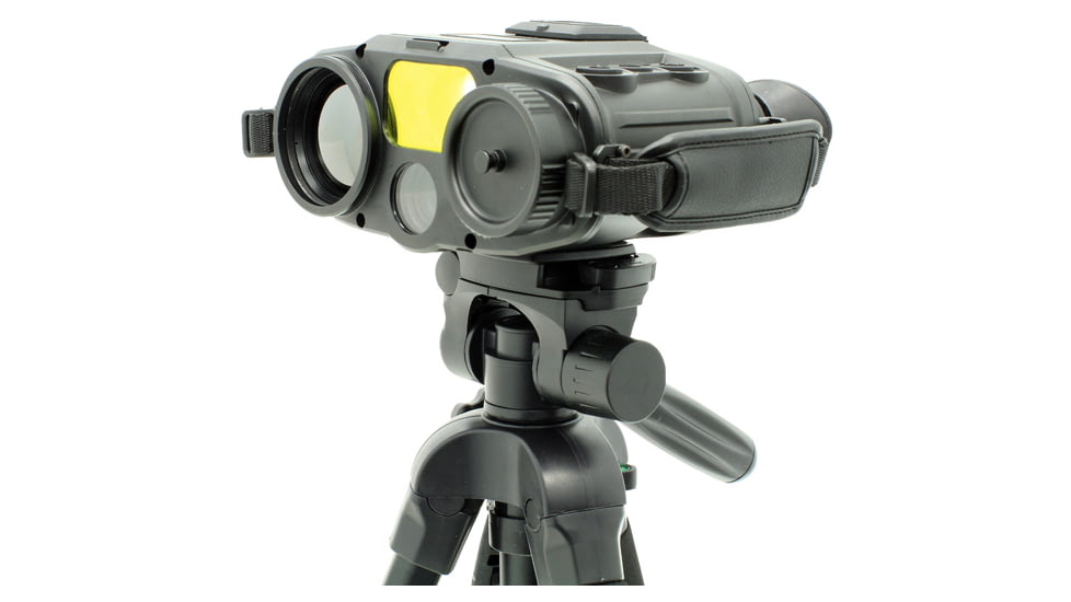 Newcon Optik Sentinel MLRF Thermal Binocular, 1-8x35mm, Black, Medium, SENTINEL MLRF