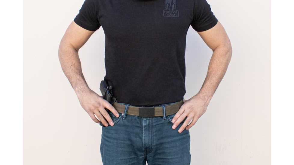 Nexbelt Guardian EDC Gun Belt - Mens, OD Green, 1.5in, PCS7646