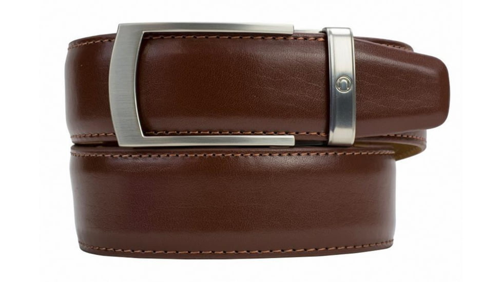 Nexbelt Portofino Ratchet Premium Dress Belt, Non-EDC, Brown, PCP3747