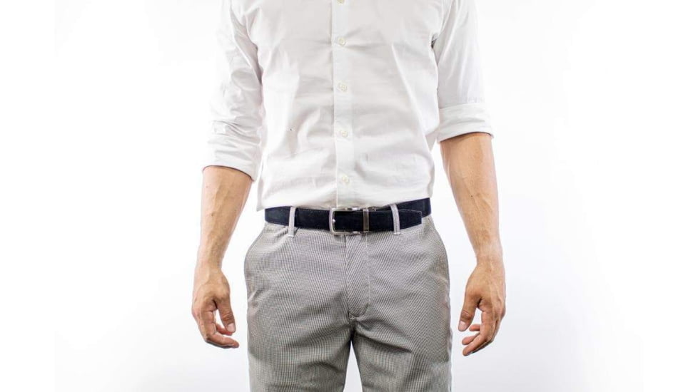 Nexbelt Suede Dress Belt, Non-EDC, Black, PCE0746