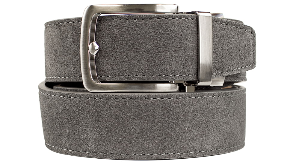 Nexbelt Suede Dress Belt, Non-EDC, Grey, PCE0975