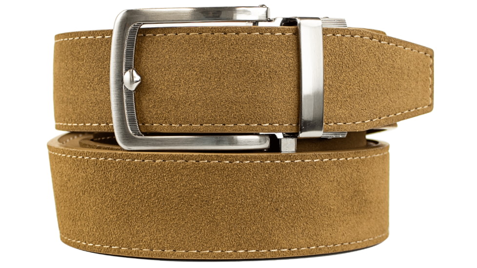 Nexbelt Suede Dress Belt, Non-EDC, Tan, PCE0791