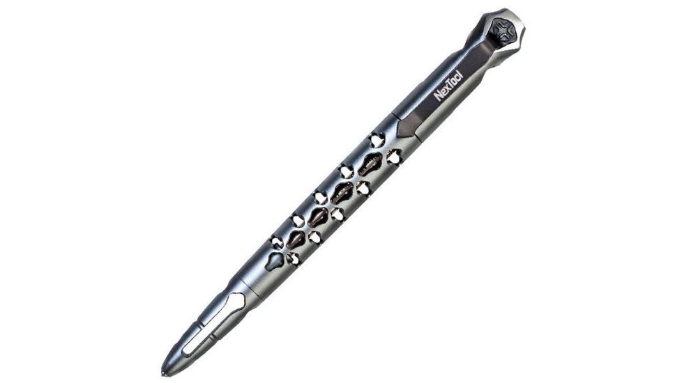 NexTool Dino Bone Tactical Pen w/Window Breaker, Chrome KT5506A